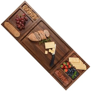 Shanik Premium Charcuterie Board - Double-Sided Serving Tray And Cutting Board